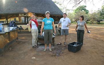 Droogwapperen in plaats van afdrogen.